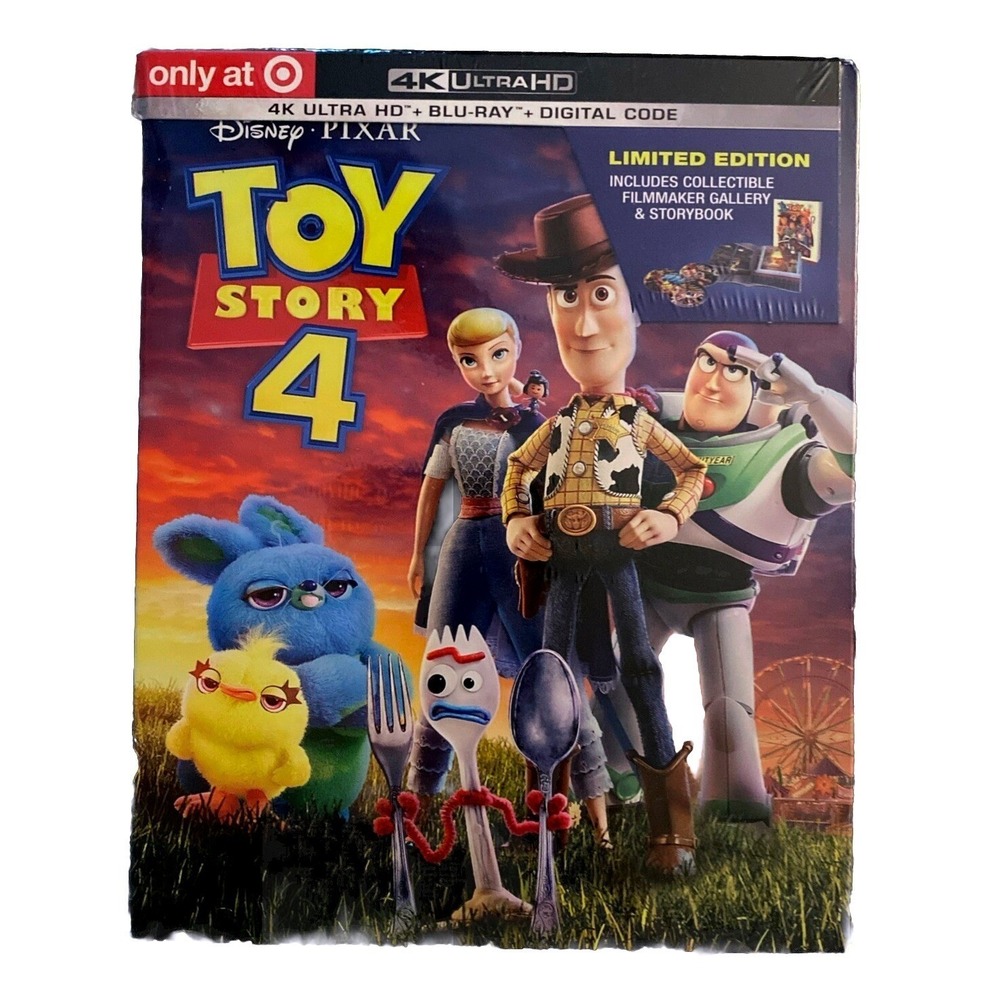 Disney Pixar Toy Story 4 4K UHD Blu-ray Digital Target Exclusive Limited Edition